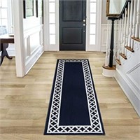 Nautica Accent Runner, Blue and Grey 24x72"