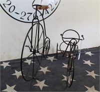 Wrought Iron Garden / Yard Art Bicycles