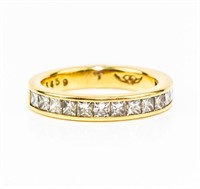 Jewelry 18kt Yellow Gold and Diamond Ring
