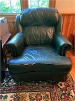 Gentleman's Over Size Leathercraft Parlor Chair