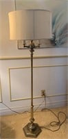 Vintage Stiffel Co. Brass Tri Light Floor Lamp