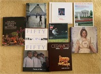 Grouping of Interesting Coffee Table Books as Foun