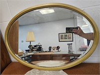 Vintage Beveled Glass Wall Mirror