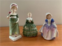 (3) Early Royal Doulton Figurines