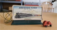 AMERICAN FLYER SIGN & FORKLIFT