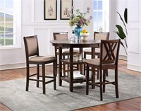 New Classic Furniture Amy 5-Piece Dining Table Set