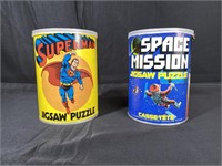 Superman & Space Mission Jig Saw Puzzles