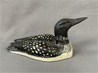 Carved Loon Decoy