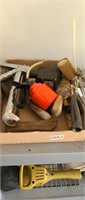 VINTAGE CLAMP & ASSORTED TOOLS