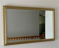 Modern Gold Framed Wall Mirror 32 x 20