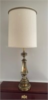 Modernist Brass Finish Table Lamp