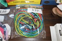 10- bungee cords