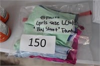 8- girls size L boy short panties