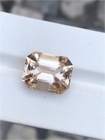 Natural Very Light Champagne Topaz 37.50 Cts
