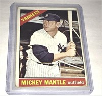 1966 Mickey Mantle Topps Baseball Card