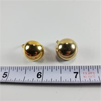 Gold Tone Clip-on Earrings