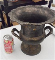 Large Silver-plate Planter Urn - Heavy