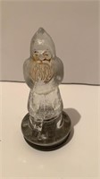 Glass Santa Candy Container - 4-3/8" tall