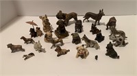 Large Lot Cast Iron Dogs, all sizes