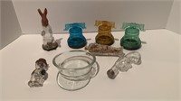 8 Glass Candy Containers