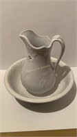Ironstone Wash Bowl and Pitcher