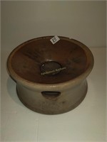 F H Cowden Harrisburg Stoneware Spittoon Crock