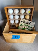Golf Balls & Bat