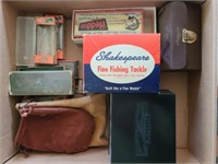 assorted antique boxes