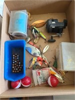 Lures, reel and other misc