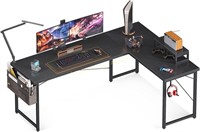 ODK L-Shaped Desk Black