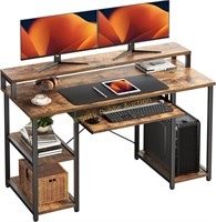 NOBLEWELL Computer Desk w/Storage Shelves $140 R