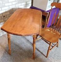 Maple Table w/Chair