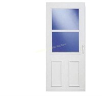 Emco Storm Door w/Retractable Insect Screen White