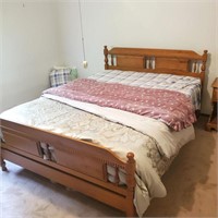 Queen Bed w/Seasons Matress