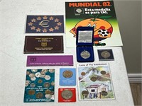 Foreign Coins and Sets (10 pieces)