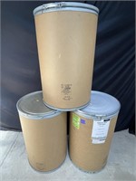 3 Cardboard Barrels