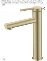 MSRP $45 Gold Faucet