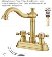 MSRP $60 Bathroom Faucet Gold