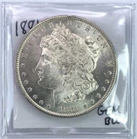1881-O Morgan Silver Dollar, High Grade Gem BU