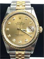 1997 Rolex Oyster Datejust 18K & Steel 16233