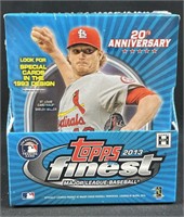 2013 Topps Finest Baseball Hobby Box