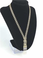 New 14K Yellow Gold Tassel Necklace