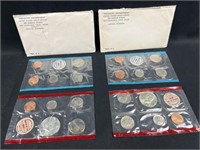1968 & 1969 UNC Mint Sets w/ 40% Silver JFK
