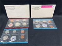 (2) 1969 UNC Mint Sets w/ 40% Silver JFK