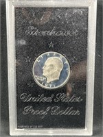 1971-S Proof & UNC Ike Silver Dollars Set