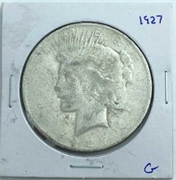 1927 Peace Silver Dollar, U.S. $1 Coin