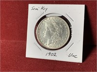 1902 UNITED STATES SILVER MORGAN DOLLAR UNC