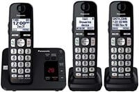 3 HANDSETS PANASONIC EXPANDABLE CORDLESS PHONE