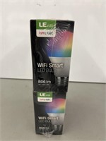 SEALED - 4 PACK LAMPUX WIFI SMART LEF BULB