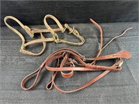 Lot of 2 Leather Harnesses